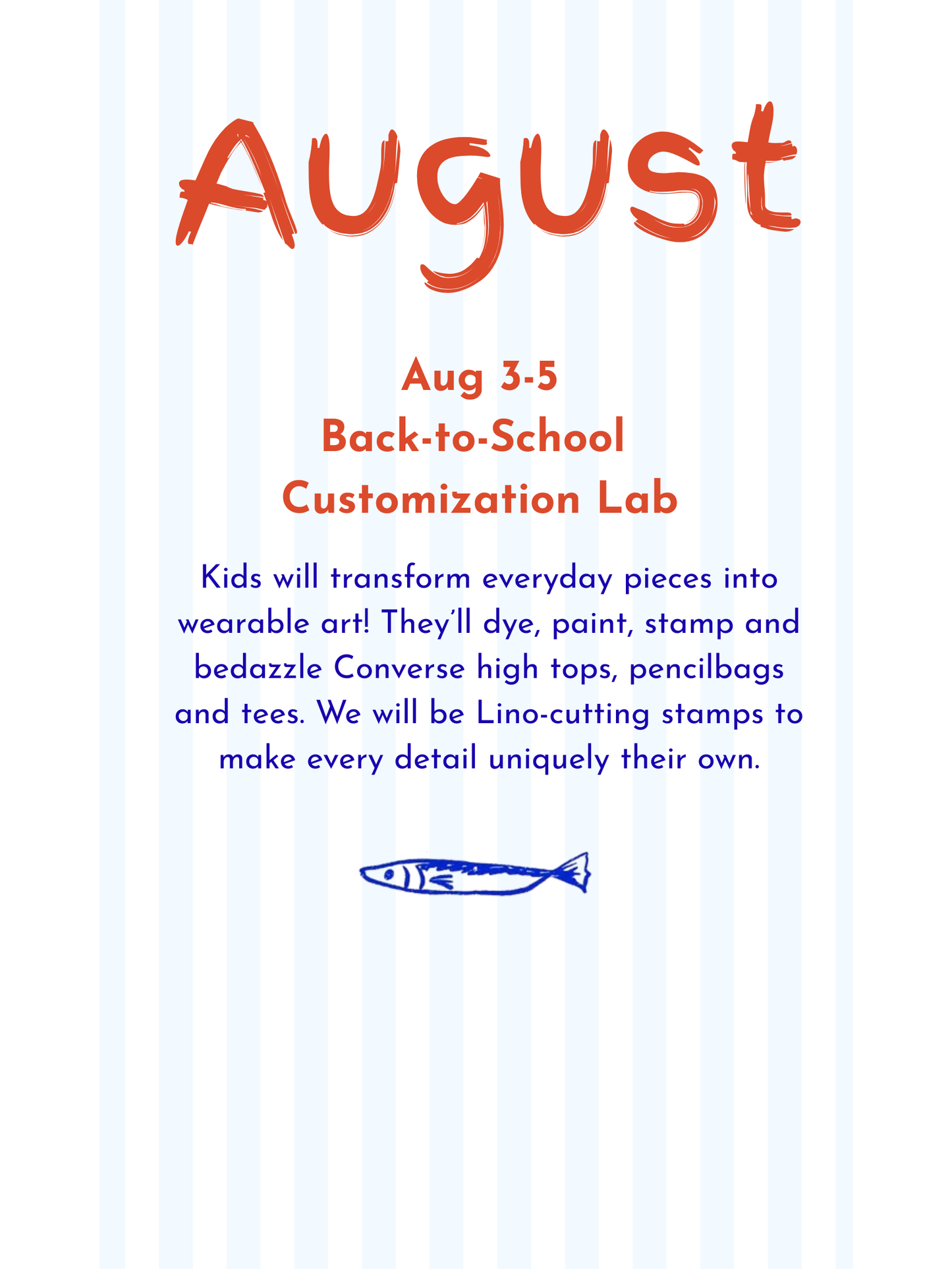 August Tween Camps