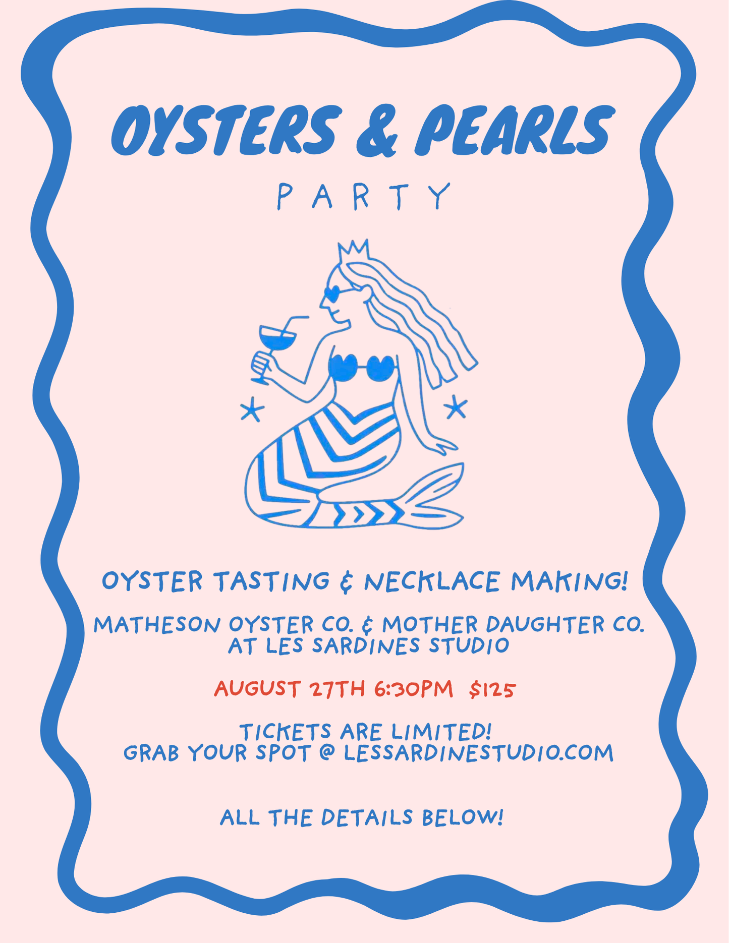 Oysters & Pearls Party!